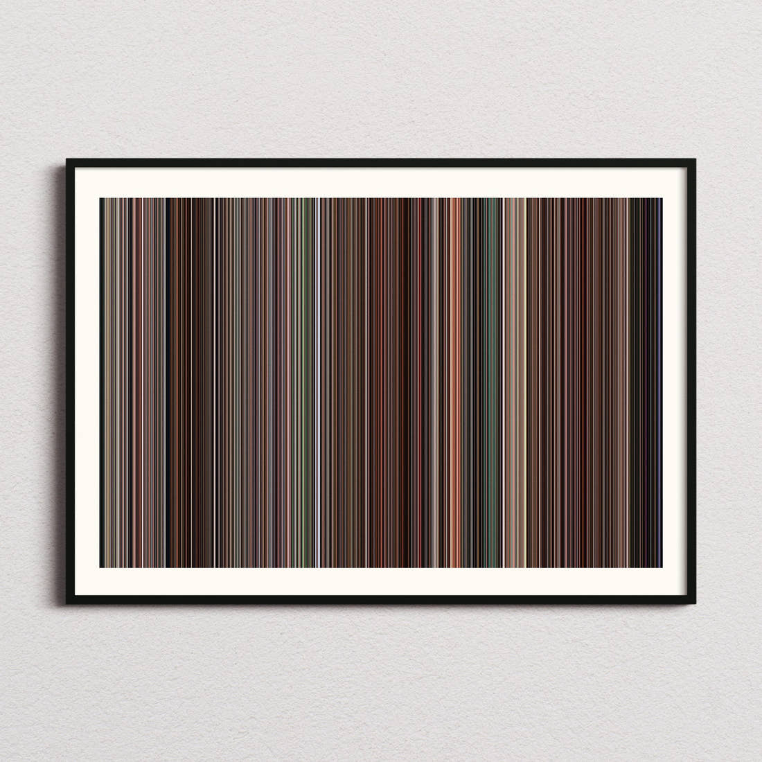 Meet Joe Black Movie Barcode Poster - Barcode Only