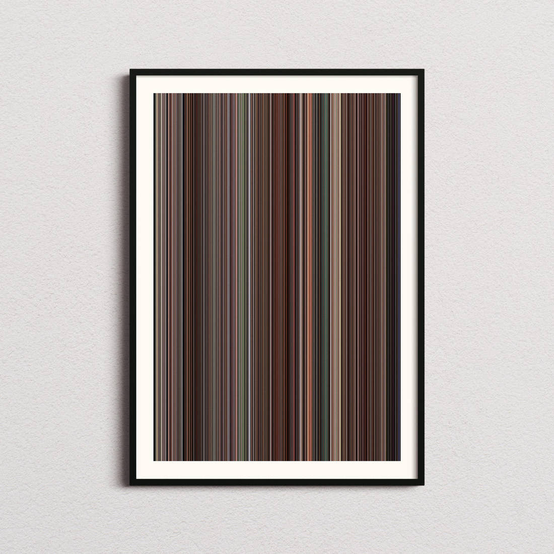 Meet Joe Black Movie Barcode Poster - Barcode Only