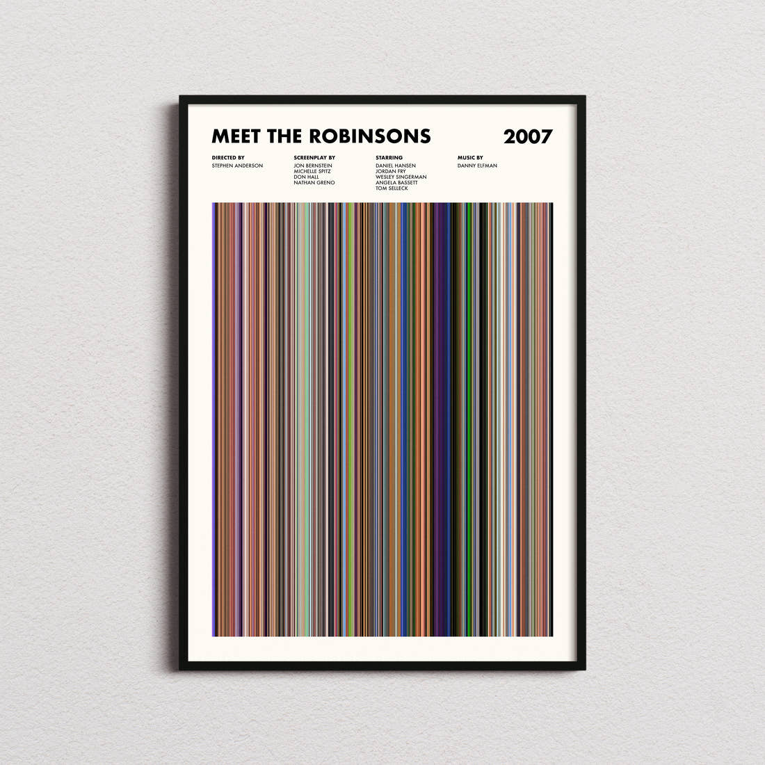 Meet the Robinsons Movie Barcode Poster