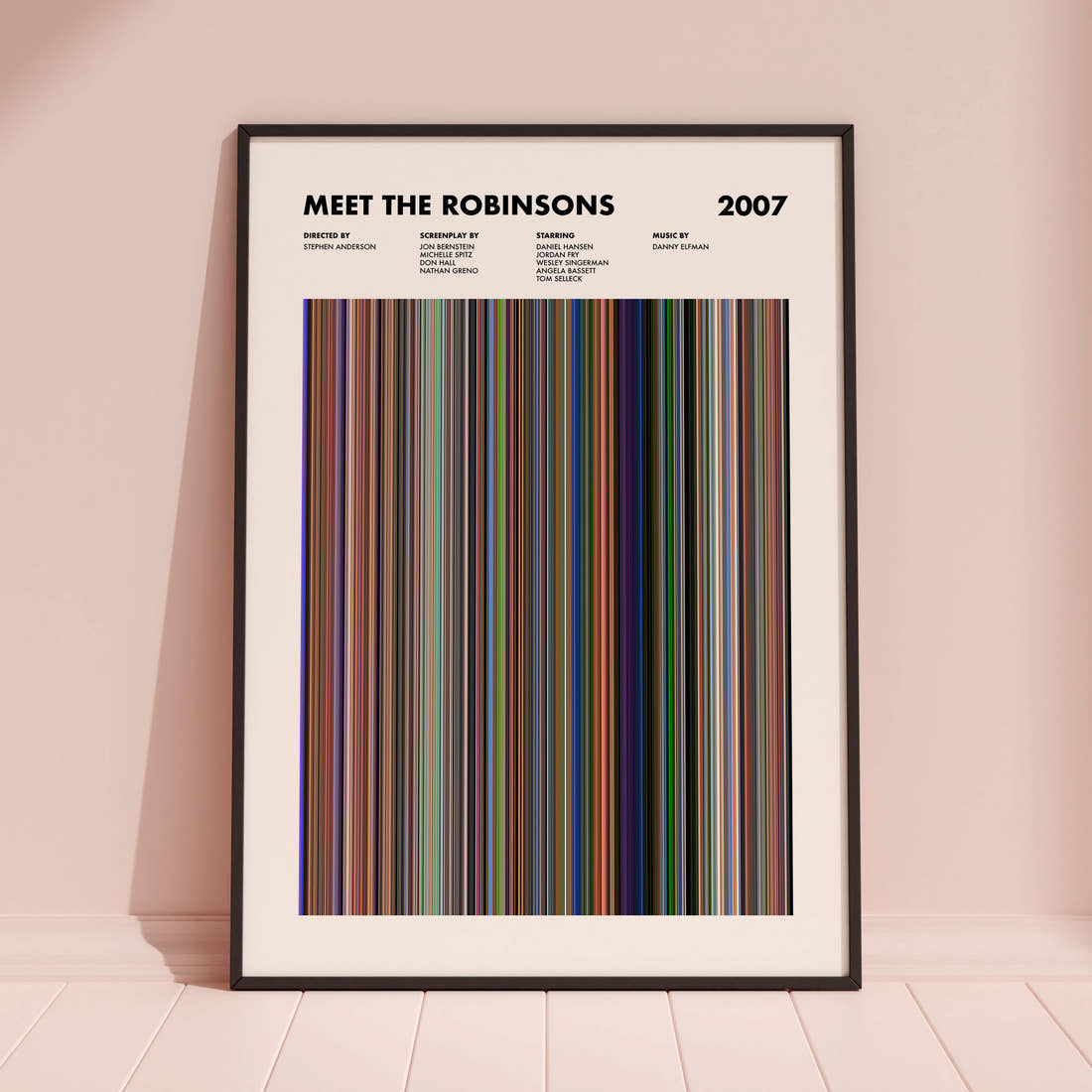Meet the Robinsons Movie Barcode Poster