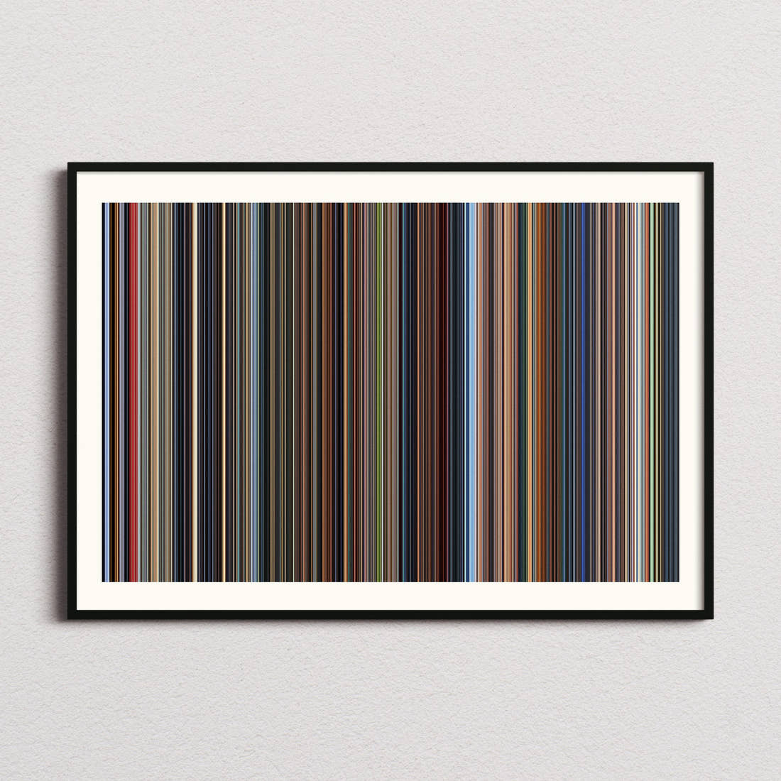 Megamind Movie Barcode Poster - Barcode Only