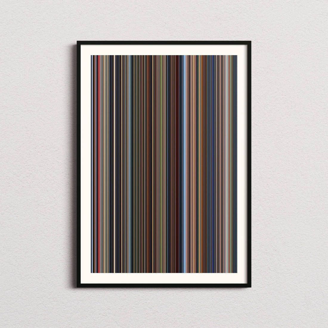 Megamind Movie Barcode Poster - Barcode Only