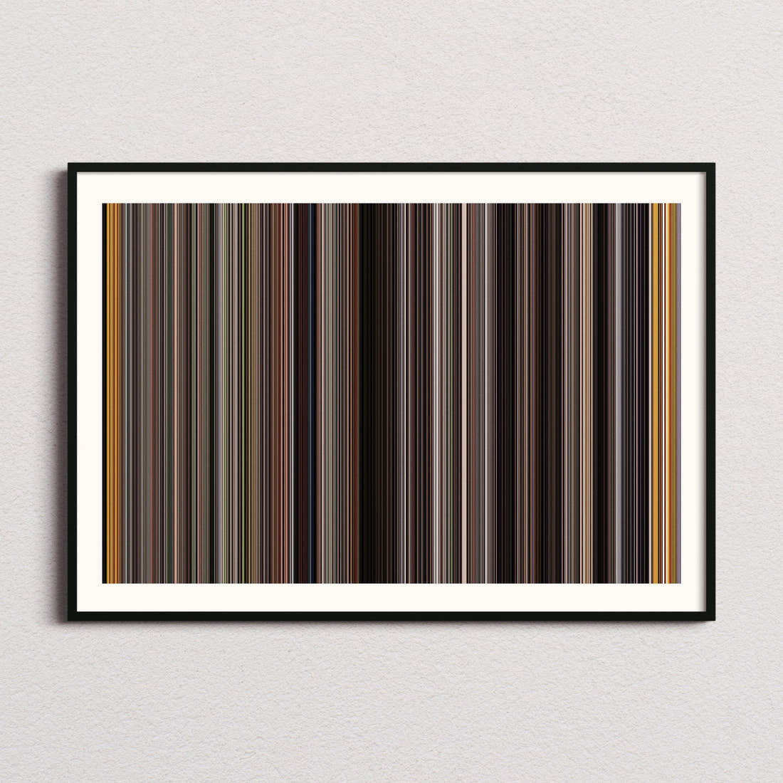 Memories of Murder Movie Barcode Poster - Barcode Only