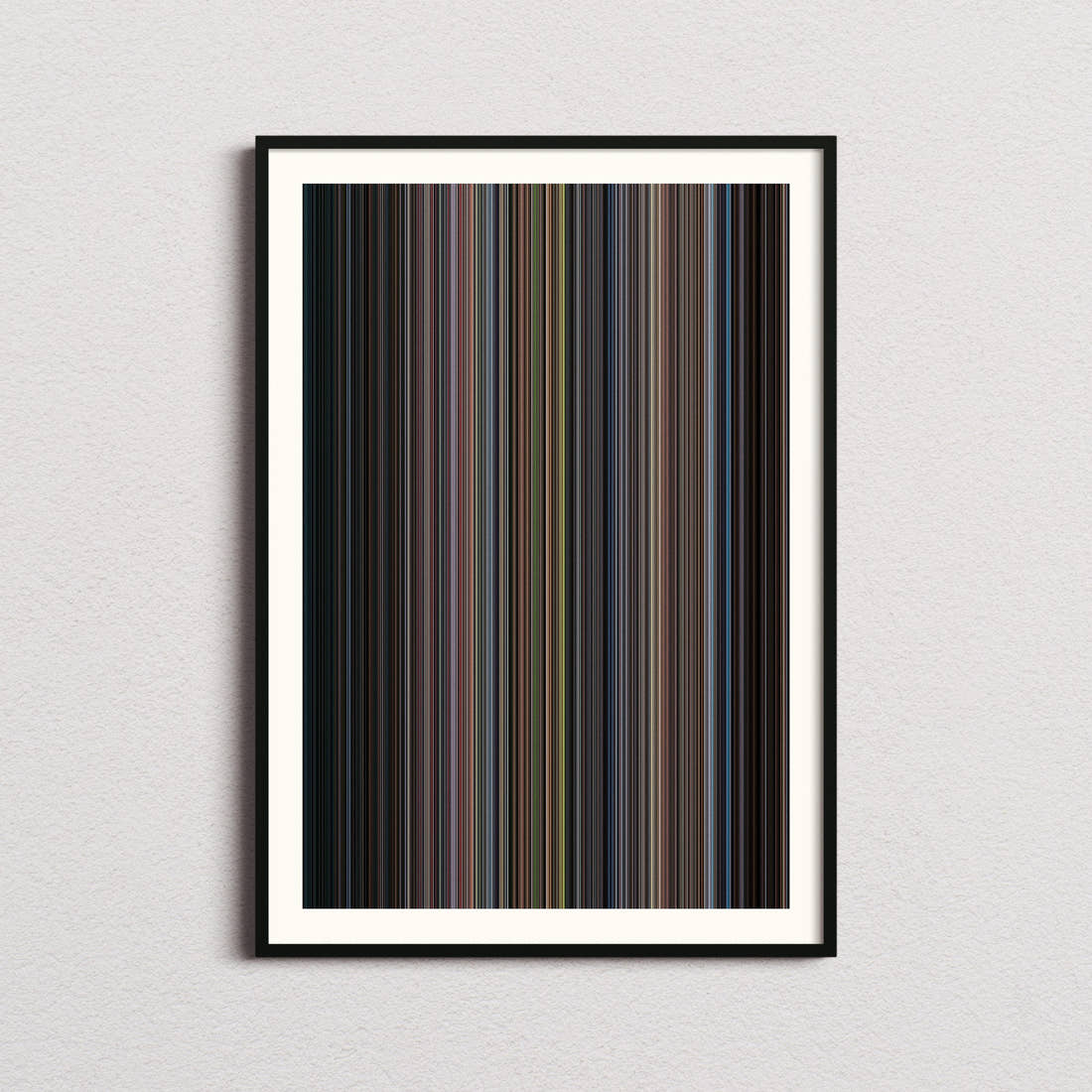 Men in Black Movie Barcode Poster - Barcode Only