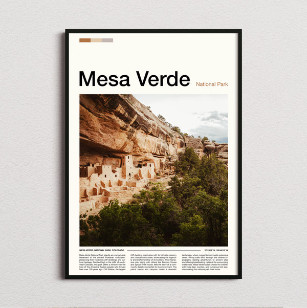 Mesa Verde - Cliff Dwellings - Travel Print