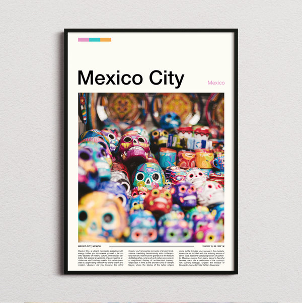 Mexico - Sugar Skull Market Display - Travel Print