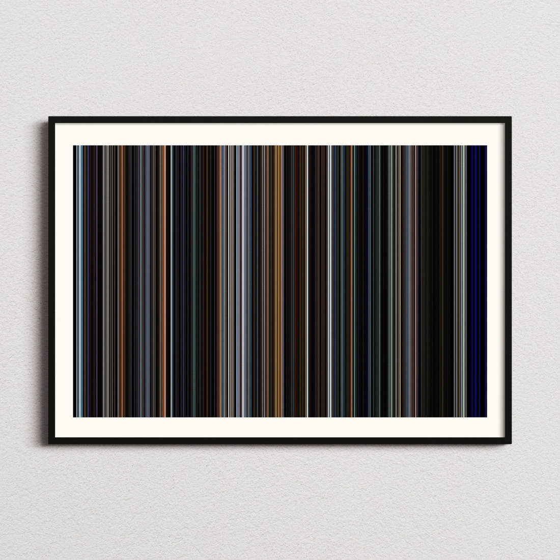 Miami Vice Movie Barcode Poster - Barcode Only