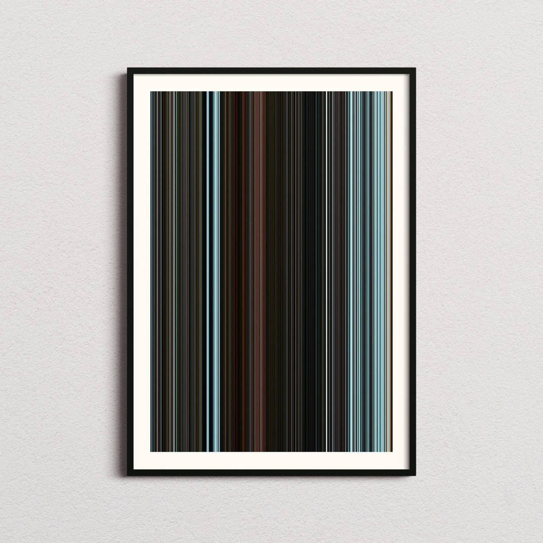 Mickey 17 Movie Barcode Poster - Barcode Only