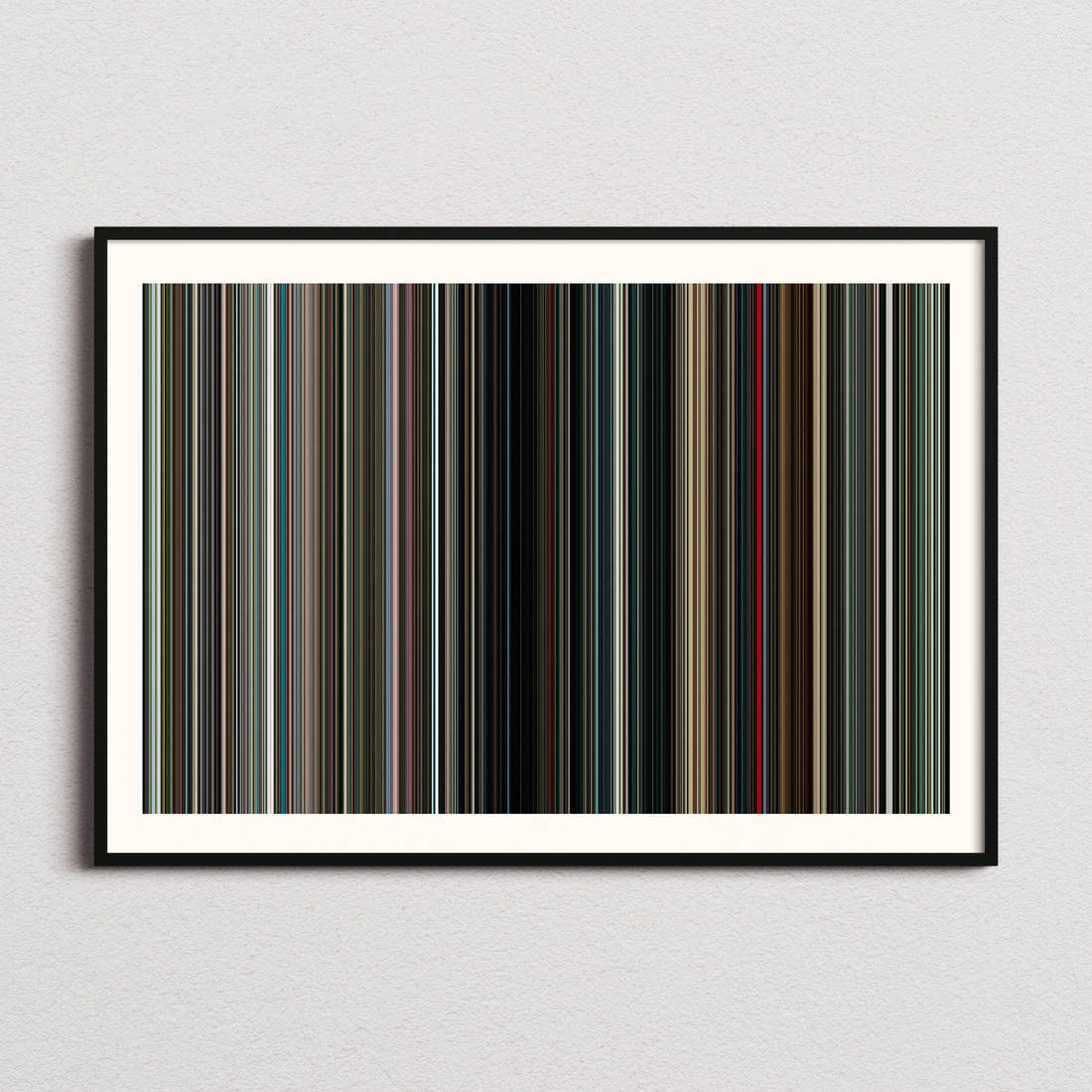Midnight Cowboy Movie Barcode Poster - Barcode Only