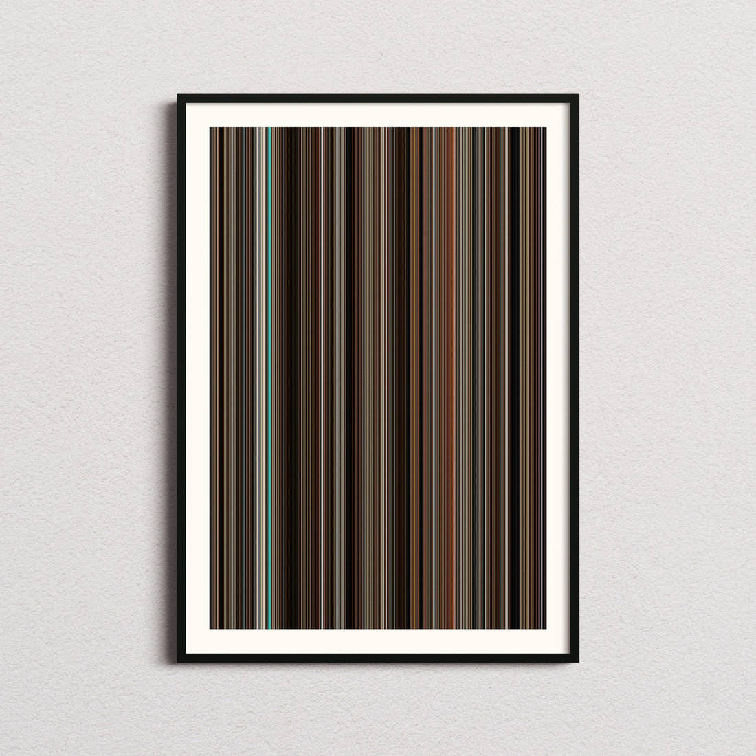 Milk Movie Barcode Poster - Barcode Only