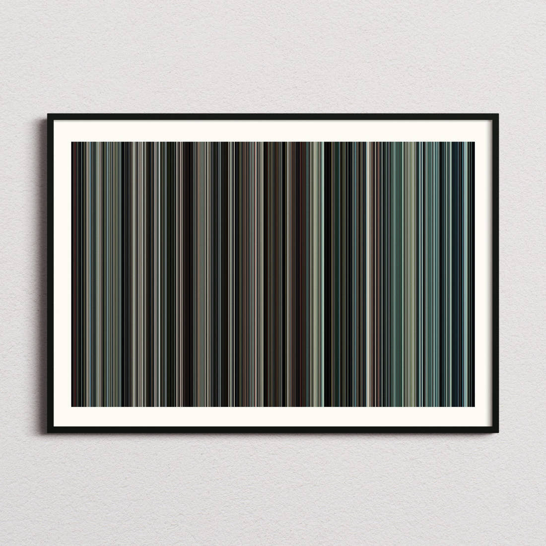 Million Dollar Baby Movie Barcode Poster - Barcode Only