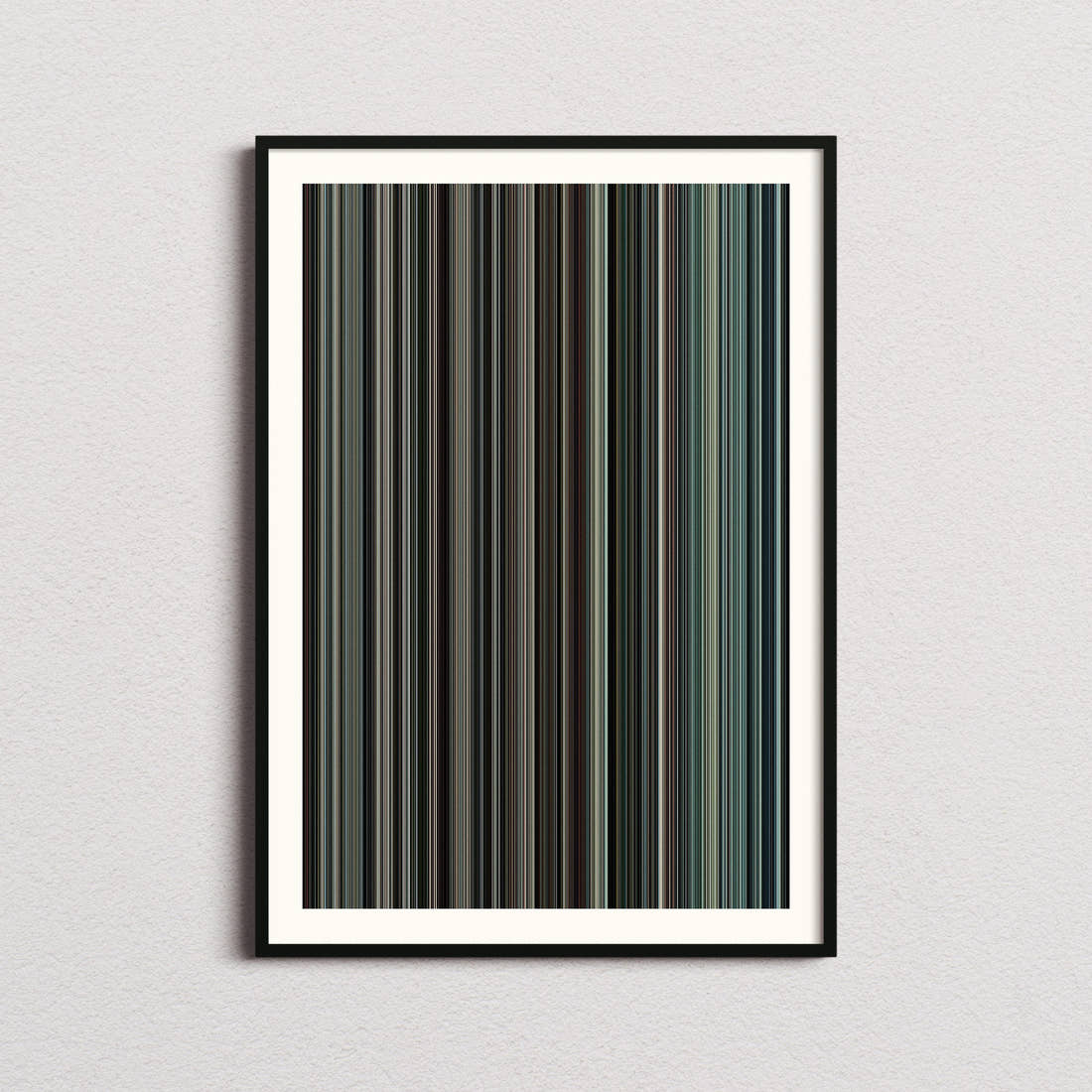 Million Dollar Baby Movie Barcode Poster - Barcode Only