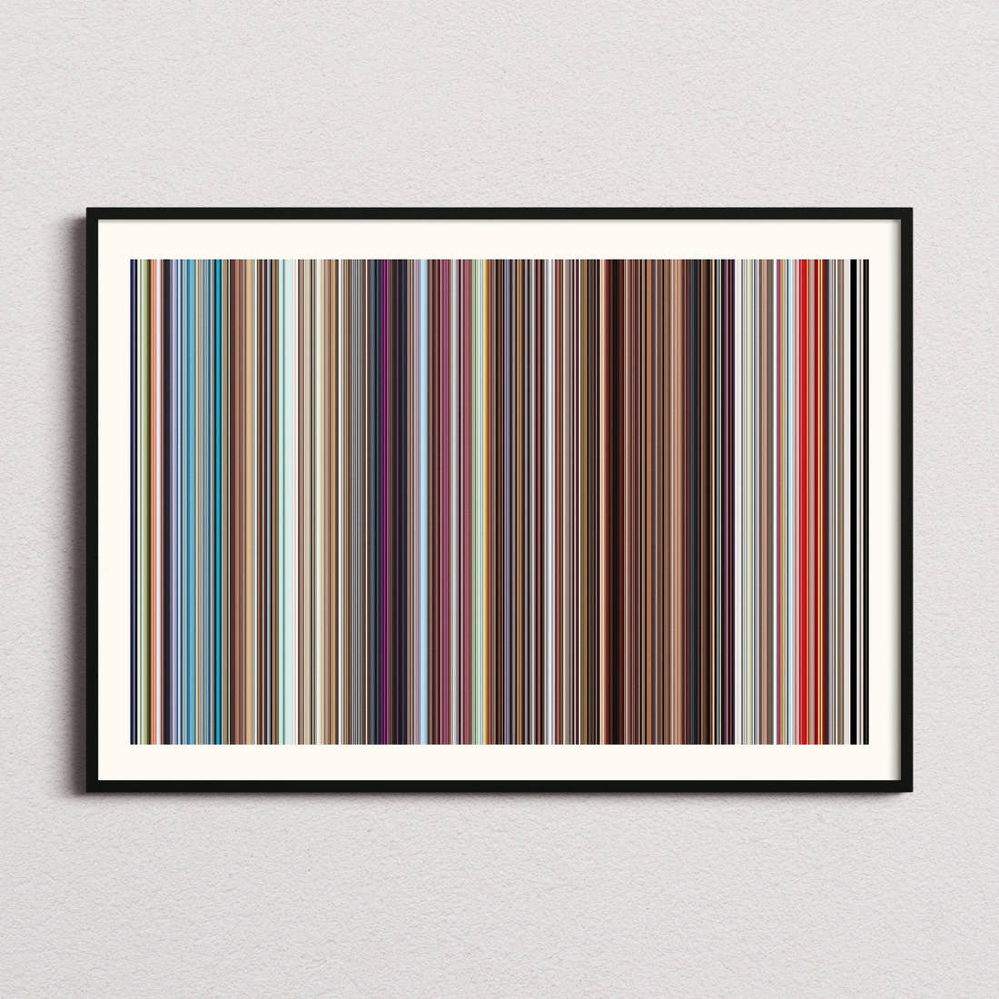Minions Movie Barcode Poster - Barcode Only