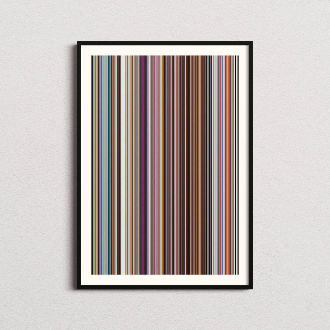 Minions Movie Barcode Poster - Barcode Only
