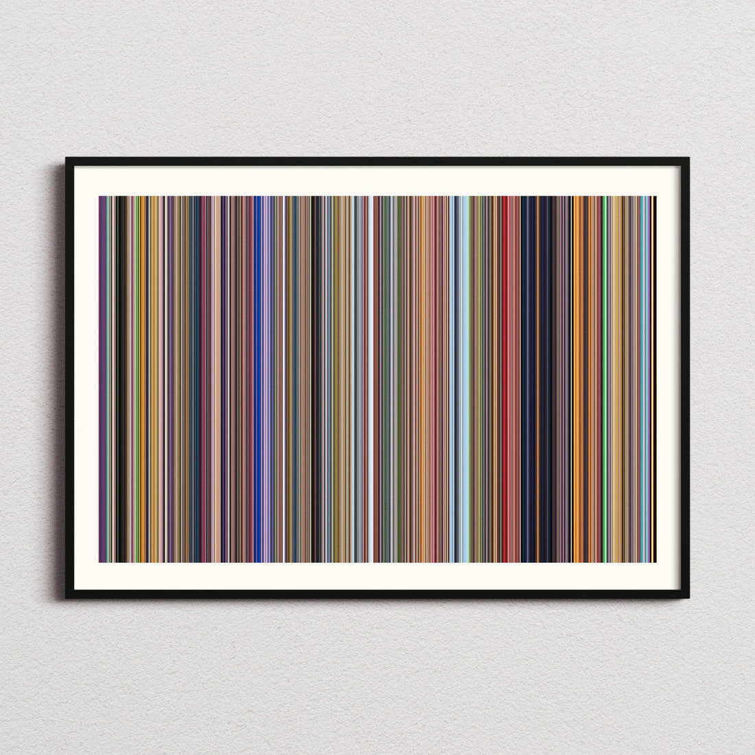 Minions: The Rise of Gru Movie Barcode Poster - Barcode Only