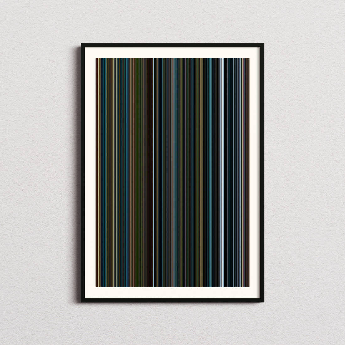 Miss Peregrine's Home for Peculiar Children Movie Barcode Poster - Barcode Only