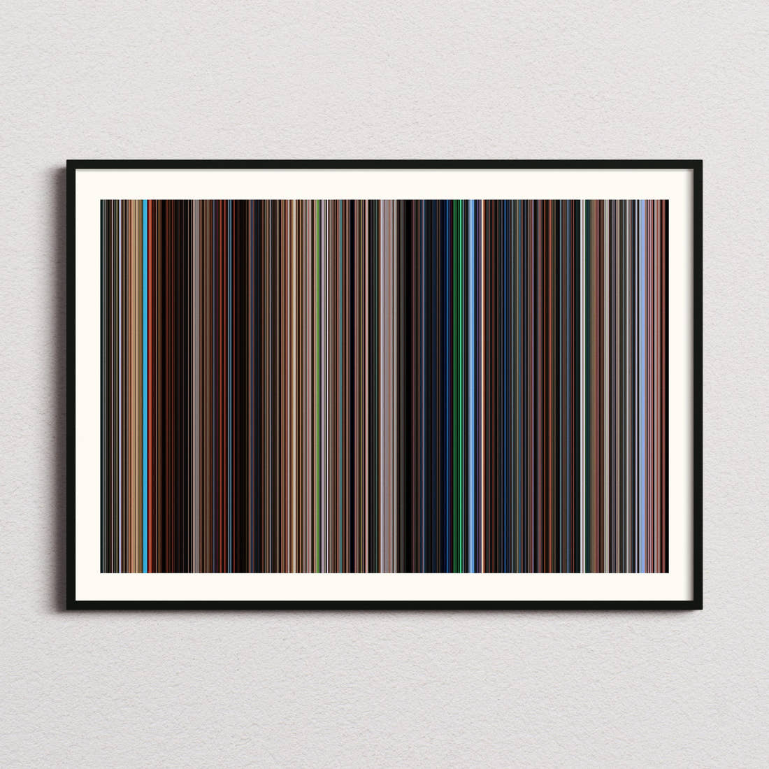 Mission: Impossible 2 Movie Barcode Poster - Barcode Only
