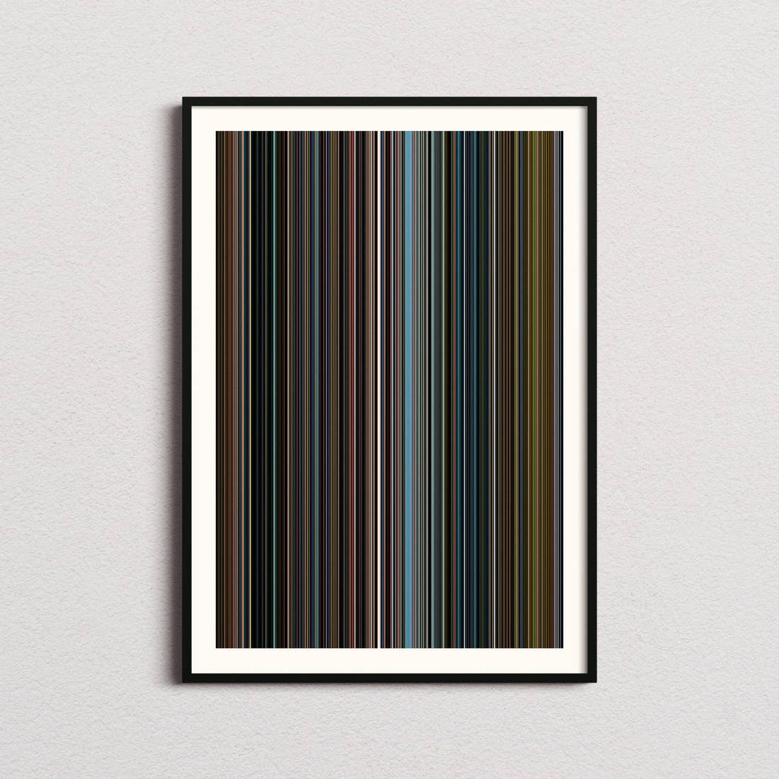 Mission: Impossible 3 Movie Barcode Poster - Barcode Only