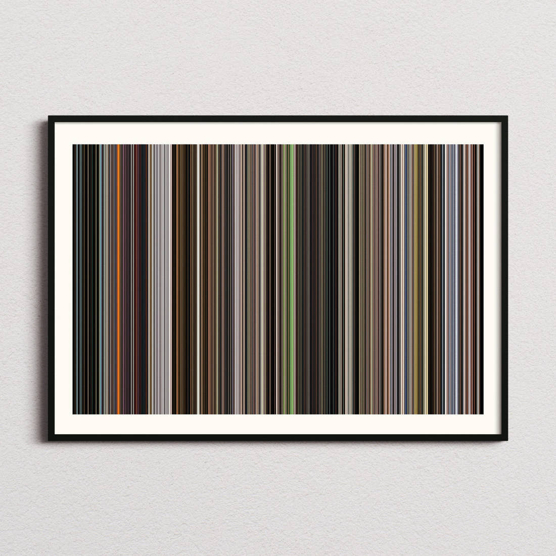 Mission: Impossible - Fallout Movie Barcode Poster - Barcode Only
