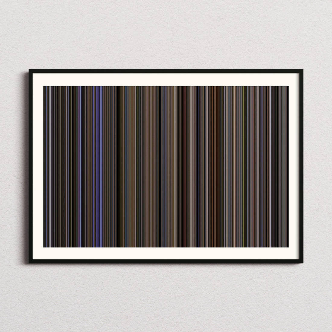 Mission: Impossible Movie Barcode Poster - Barcode Only
