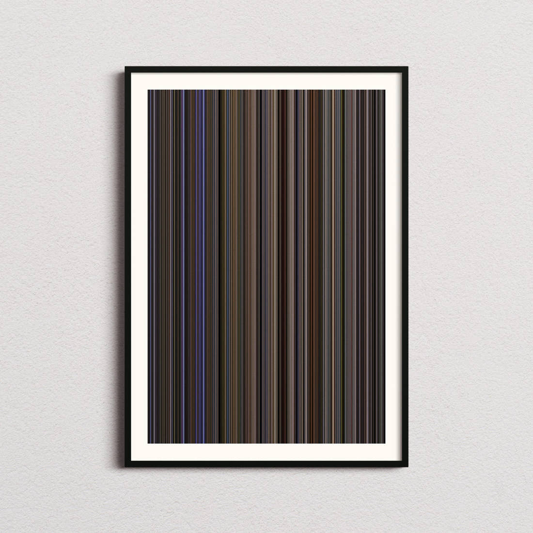 Mission: Impossible Movie Barcode Poster - Barcode Only