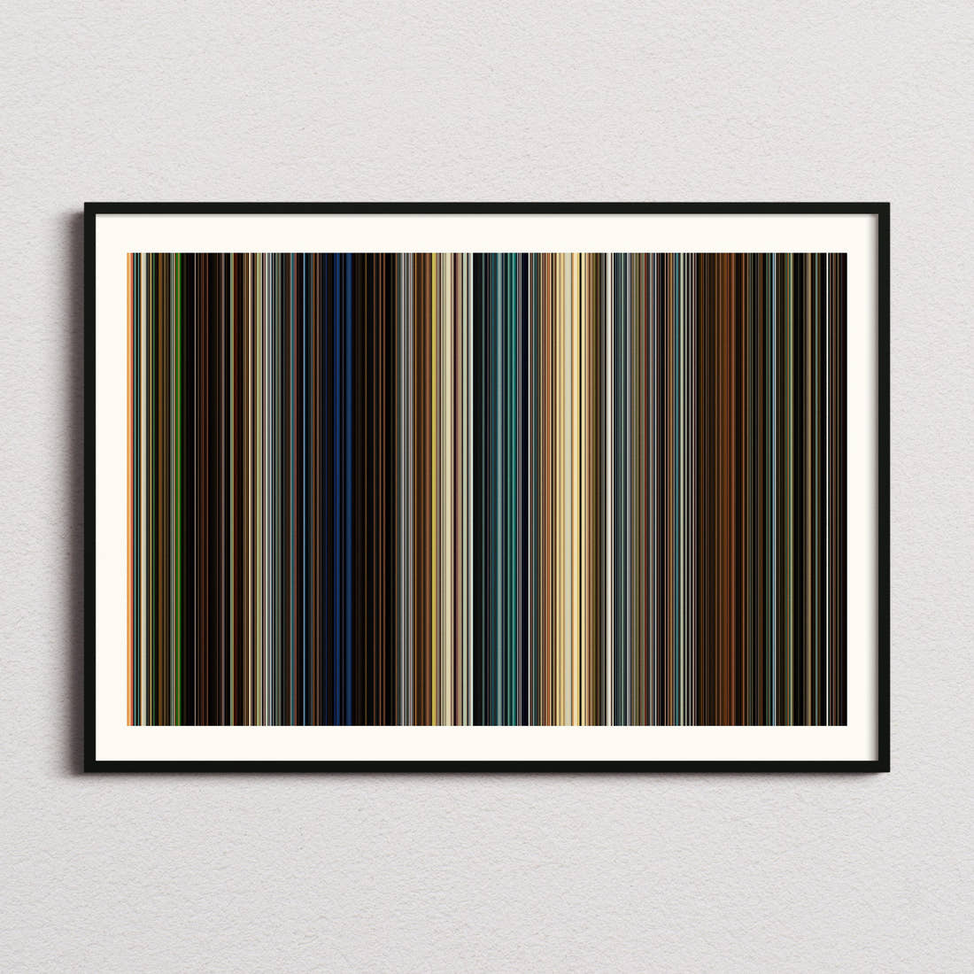 Mission: Impossible - Rogue Nation Movie Barcode Poster - Barcode Only