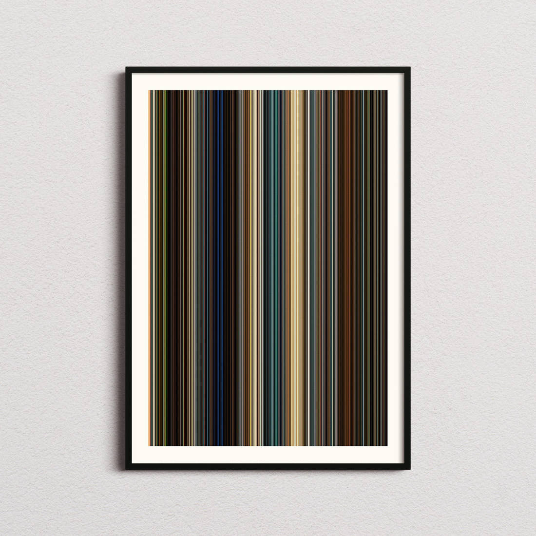 Mission: Impossible - Rogue Nation Movie Barcode Poster - Barcode Only