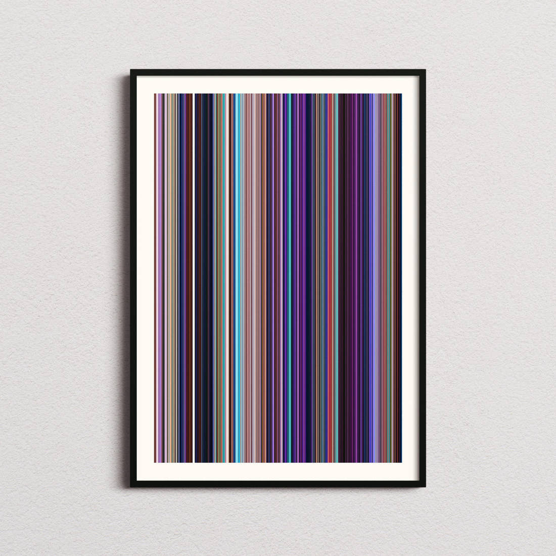 Moana 2 Movie Barcode Poster - Barcode Only
