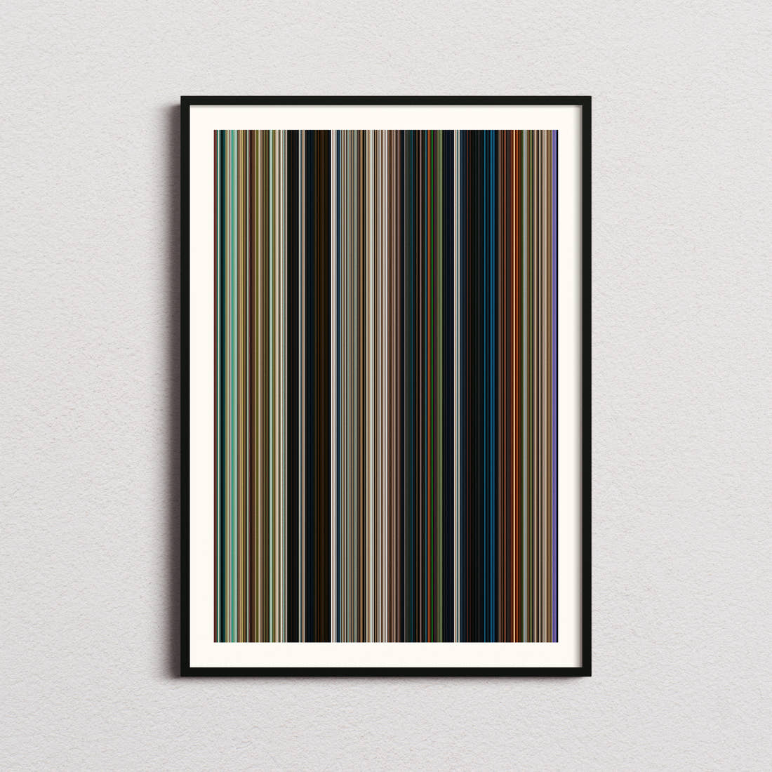 Moana Movie Barcode Poster - Barcode Only