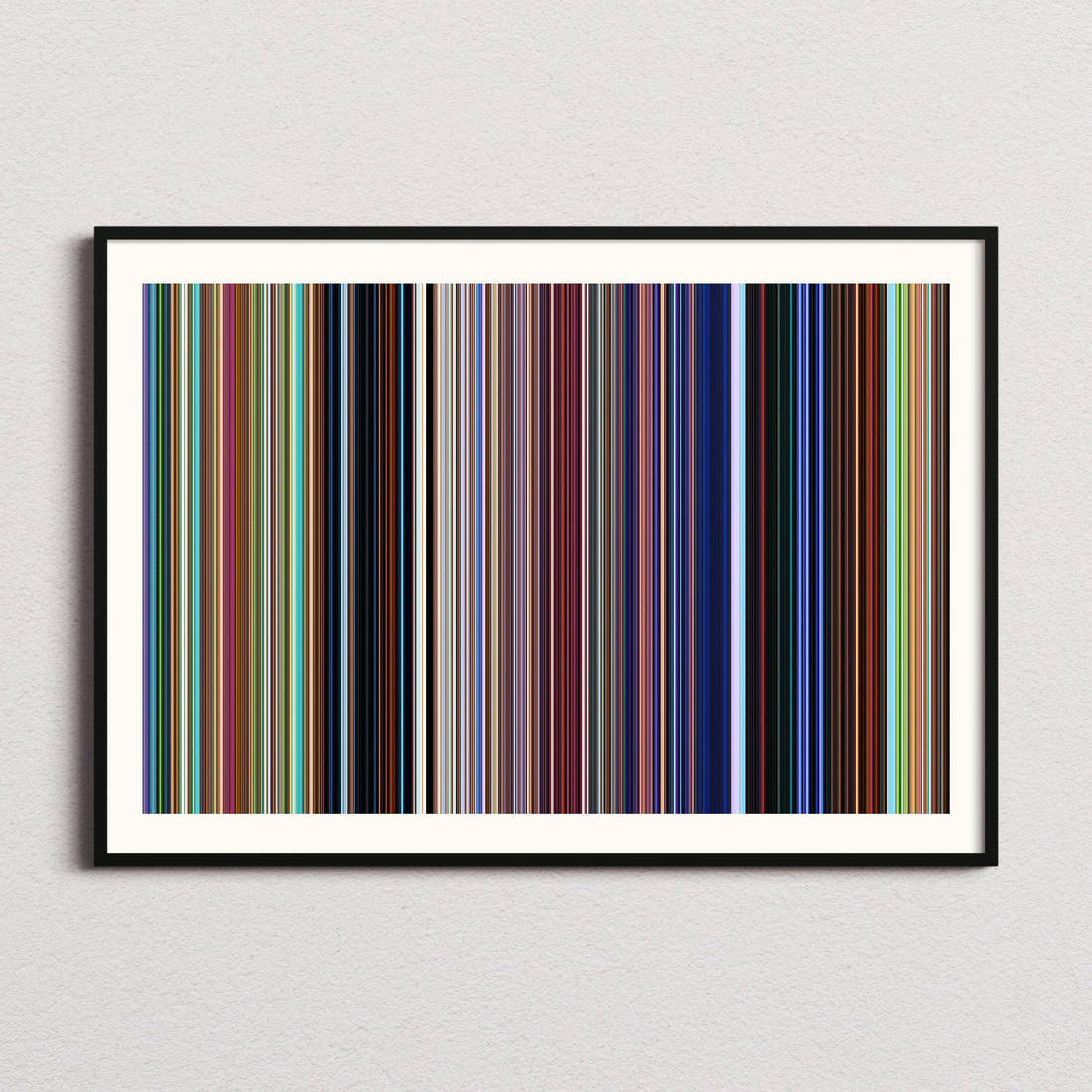 Moana Movie Barcode Poster - Barcode Only