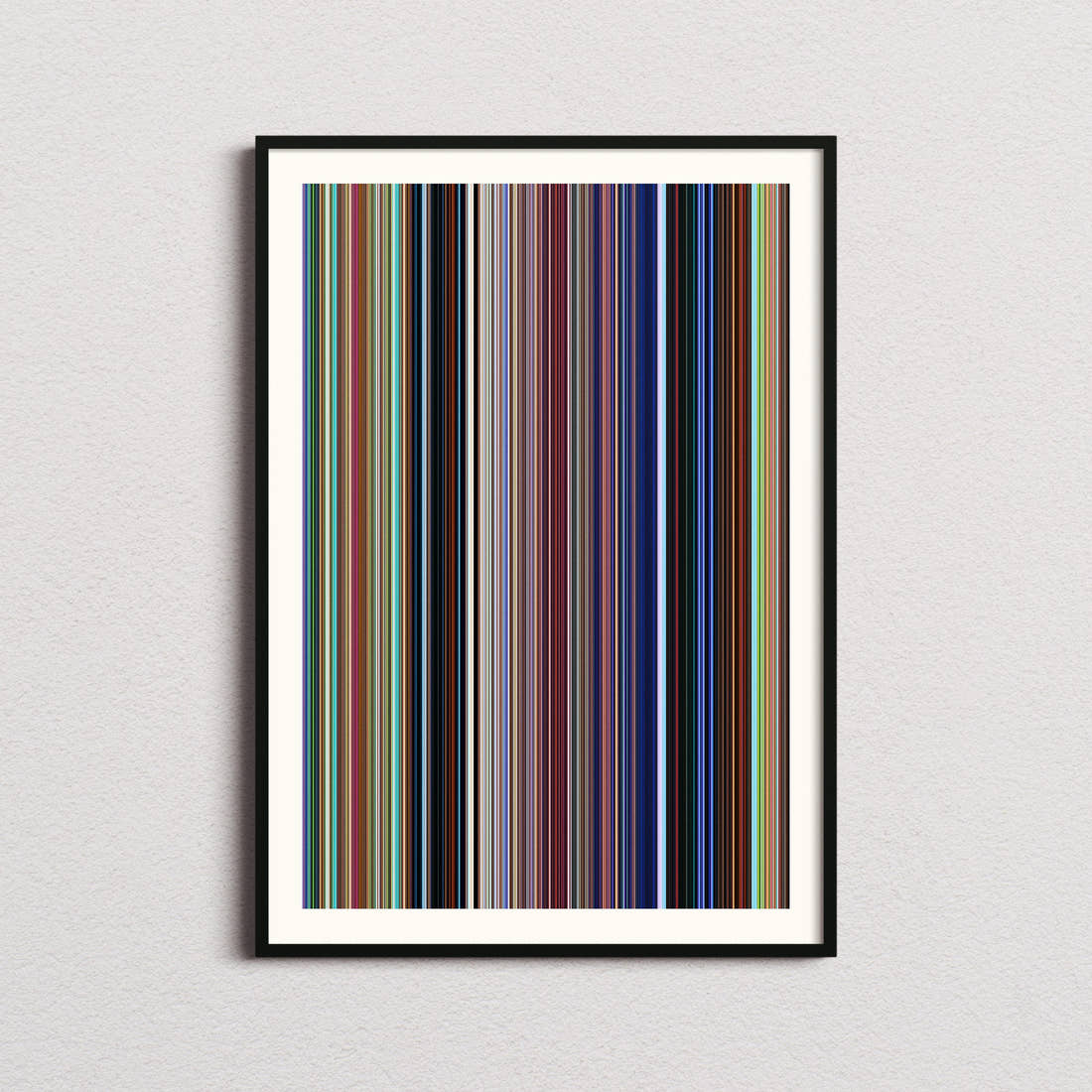 Moana Movie Barcode Poster - Barcode Only