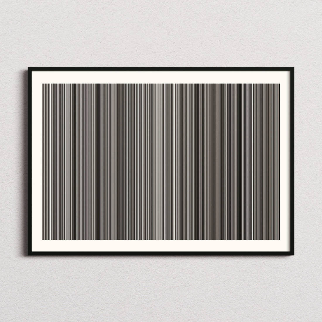 Modern Times Movie Barcode Poster - Barcode Only