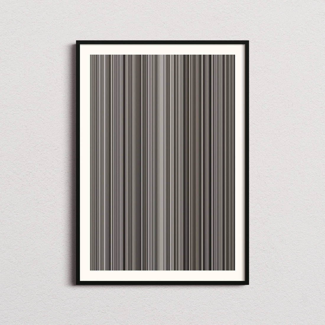 Modern Times Movie Barcode Poster - Barcode Only