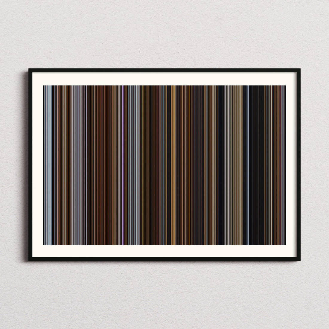 Molly's Game Movie Barcode Poster - Barcode Only