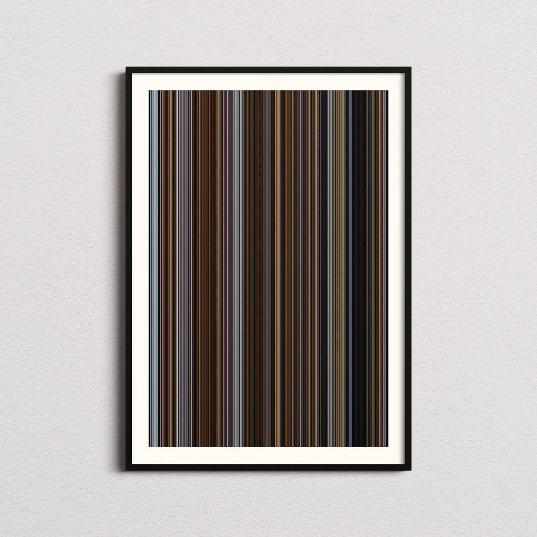 Molly's Game Movie Barcode Poster - Barcode Only