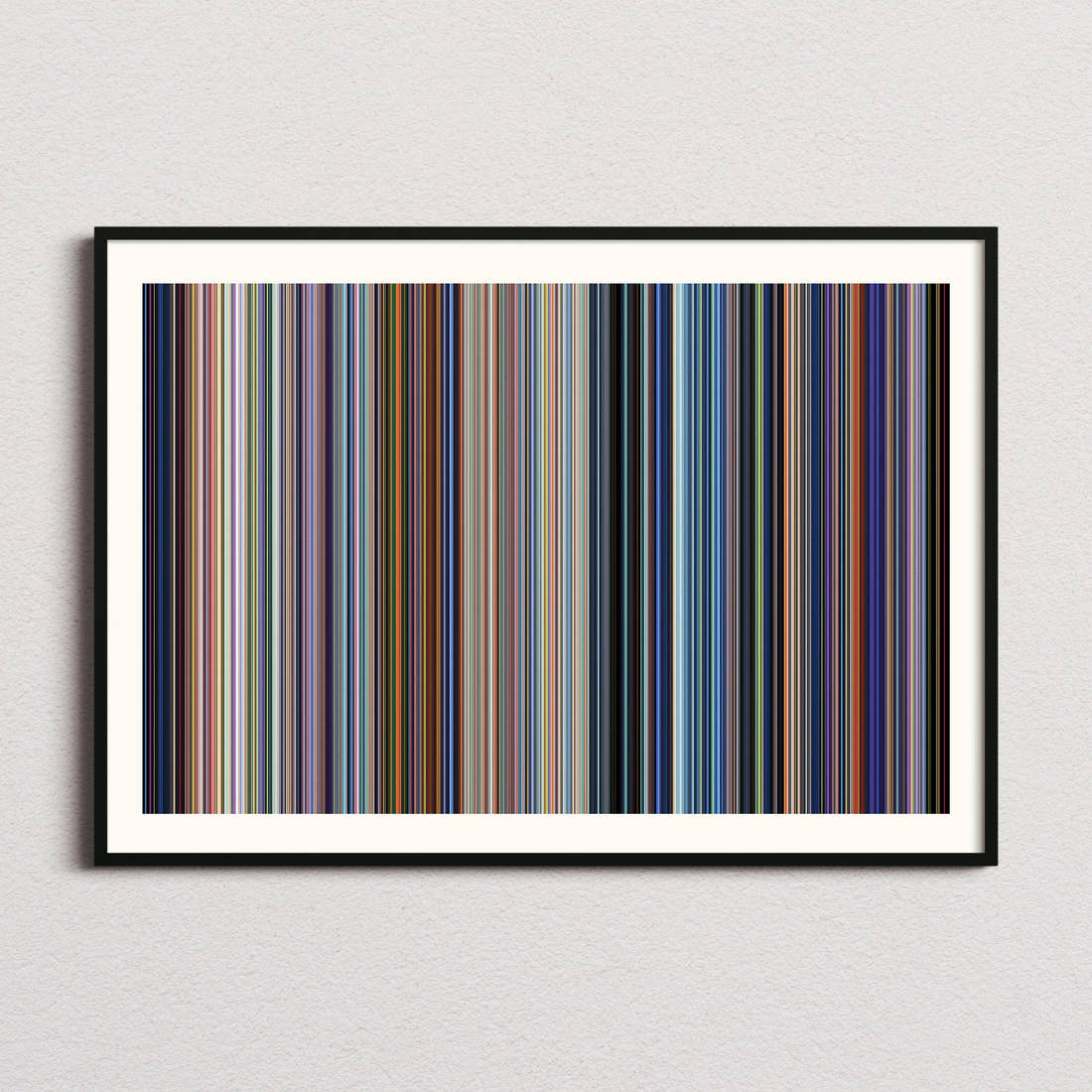 Monsters, Inc. Movie Barcode Poster - Barcode Only