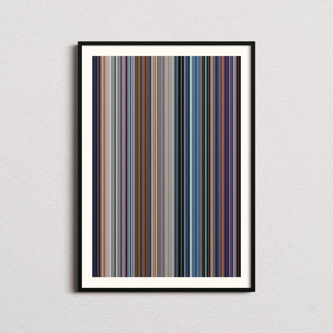Monsters, Inc. Movie Barcode Poster - Barcode Only