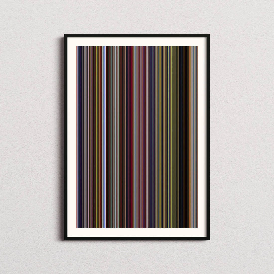 Monsters University Movie Barcode Poster - Barcode Only