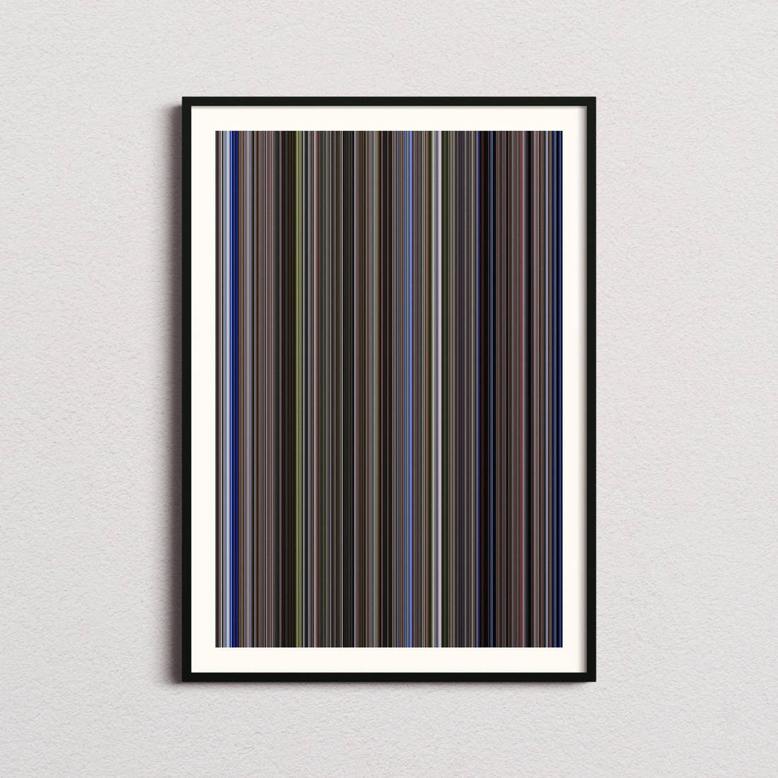 Moonraker Movie Barcode Poster - Barcode Only