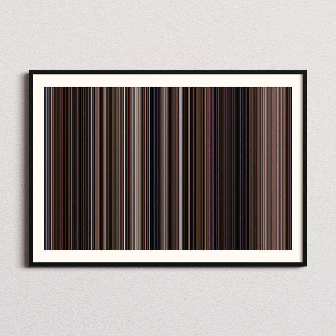 Moonstruck Movie Barcode Poster - Barcode Only