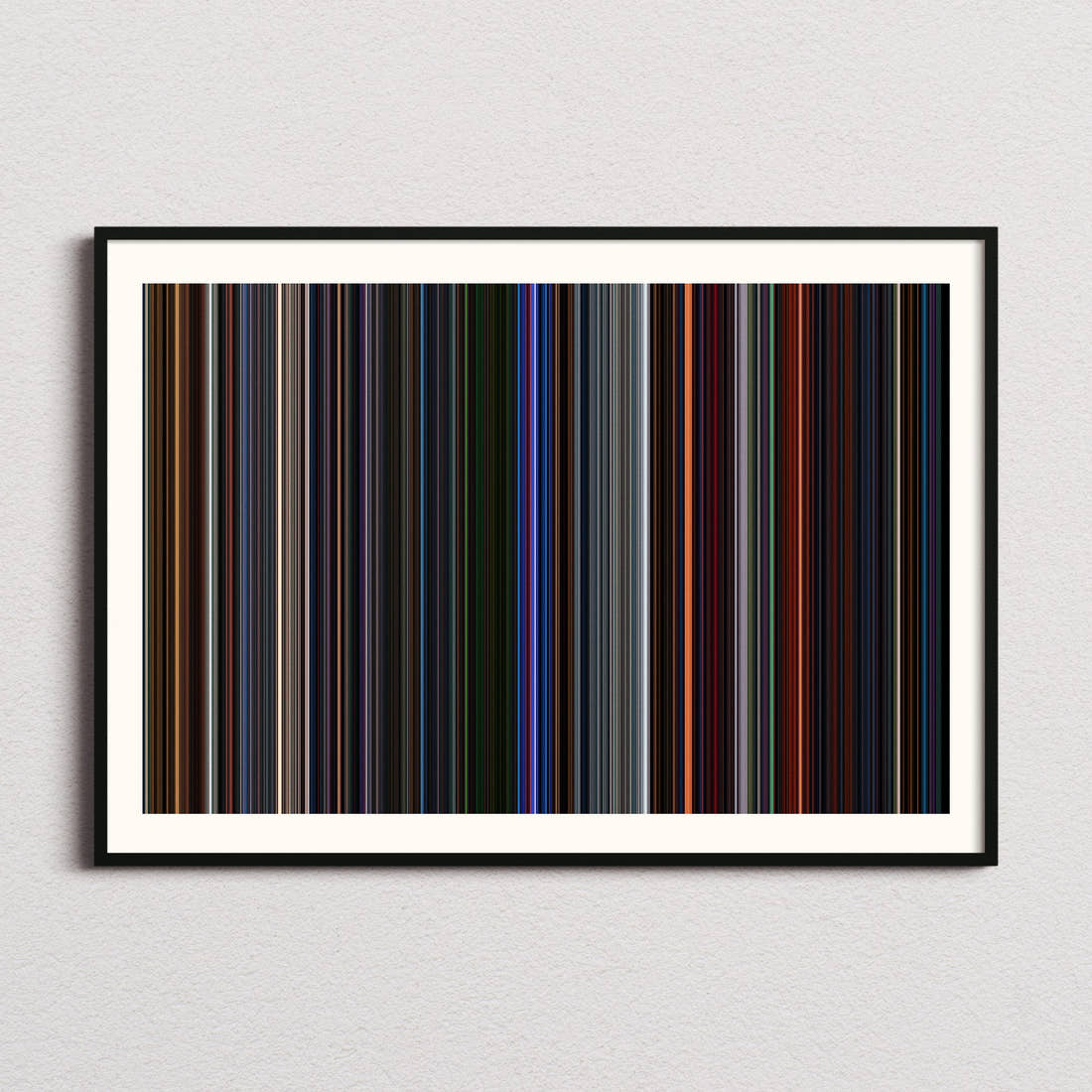 Mortal Kombat II Movie Barcode Poster - Barcode Only