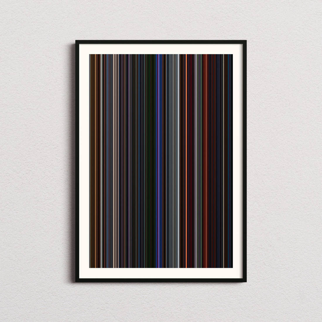 Mortal Kombat II Movie Barcode Poster - Barcode Only