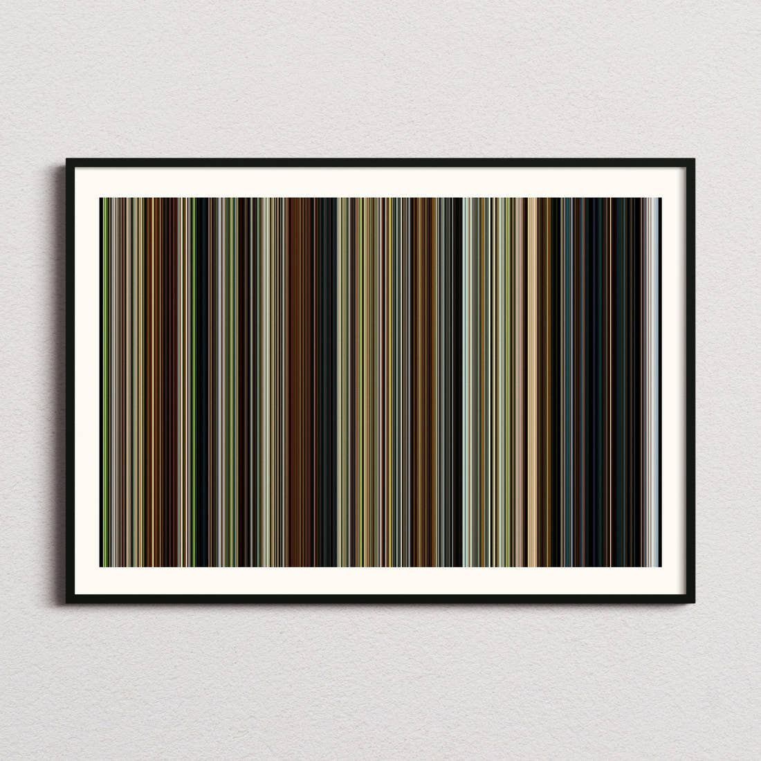 Mothers' Instinct Movie Barcode Poster - Barcode Only