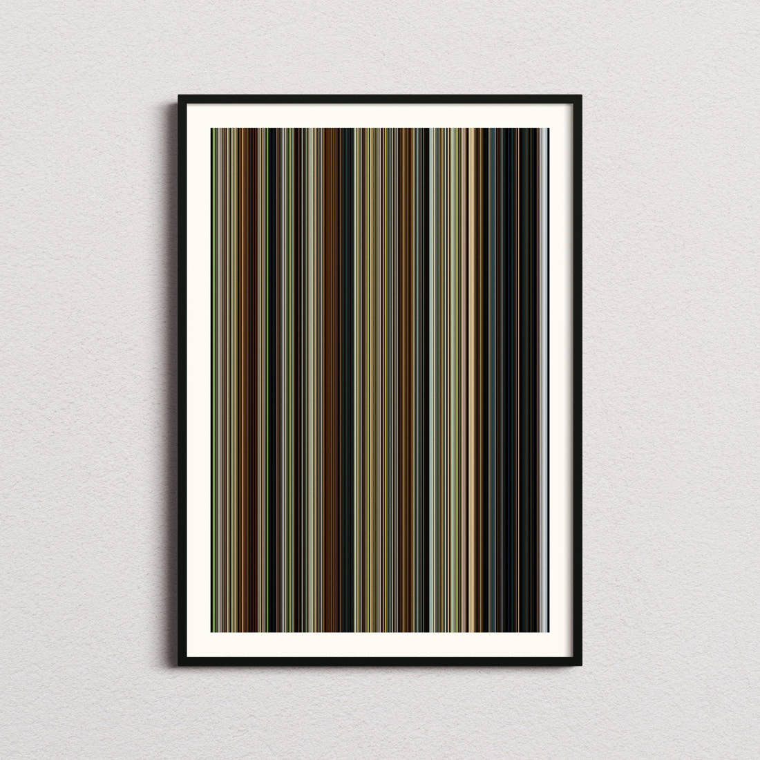Mothers' Instinct Movie Barcode Poster - Barcode Only