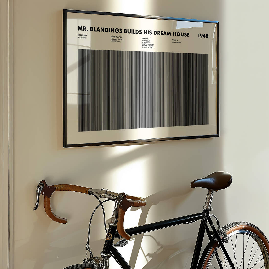 Mr. Blandings Builds His Dream House Movie Barcode Poster