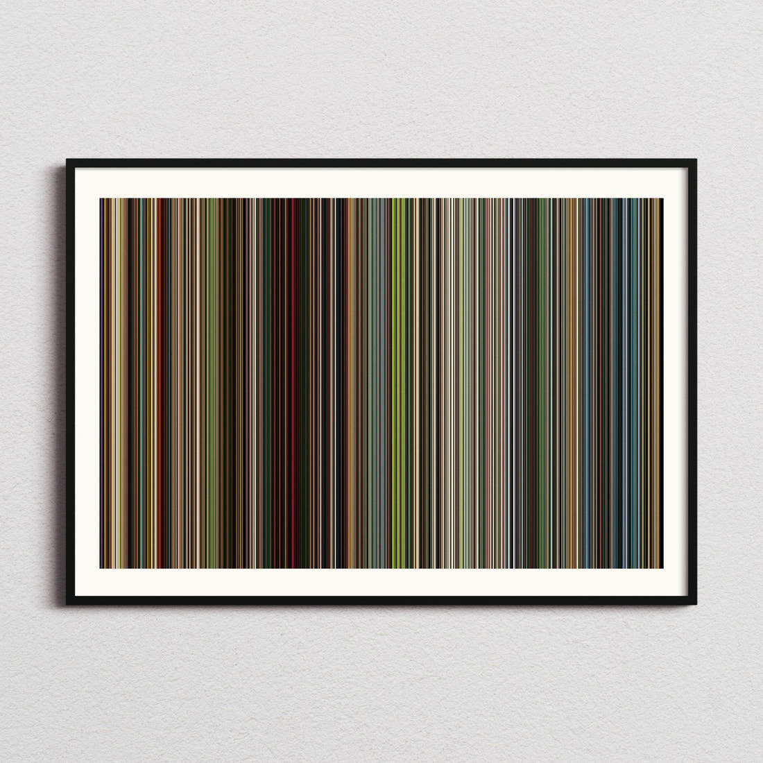 Mr. Right Movie Barcode Poster - Barcode Only