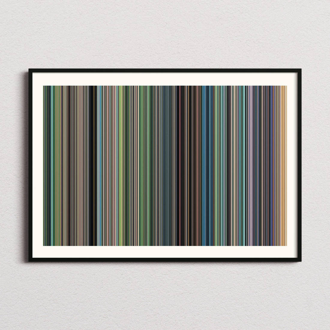 My Neighbor Totoro Movie Barcode Poster - Barcode Only