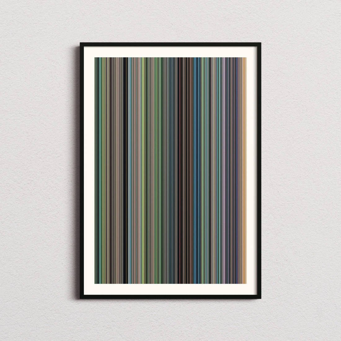 My Neighbor Totoro Movie Barcode Poster - Barcode Only