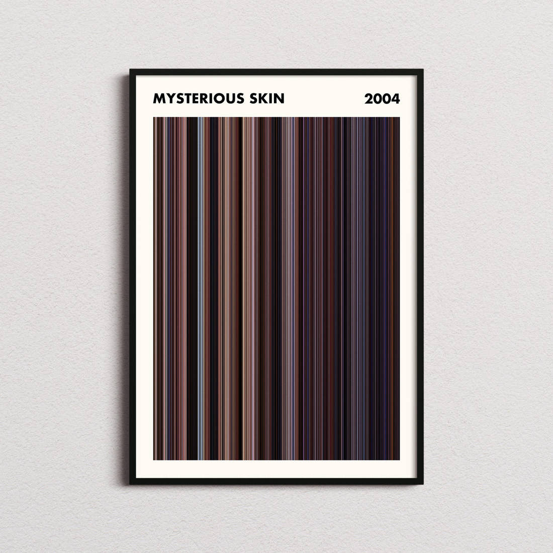 Mysterious Skin Movie Barcode Poster - Simplified