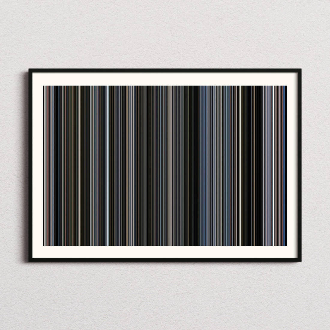 Mystic River Movie Barcode Poster - Barcode Only